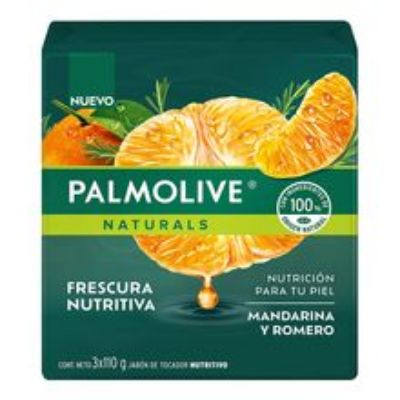 Imagen de Jabón PALMOLIVE mandarina romero 3 unds x110 g c/u
