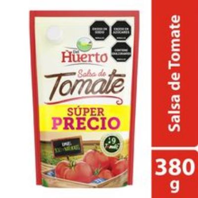 Imagen de Salsa de tomate DEL HUERTO x380 g