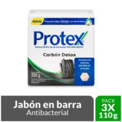 Imagen de Jabón PROTEX carbón detox 3 unds x110 g c/u