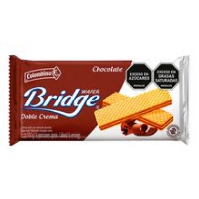 Imagen de Galletas colombina BRIDGE chocolate x151 g