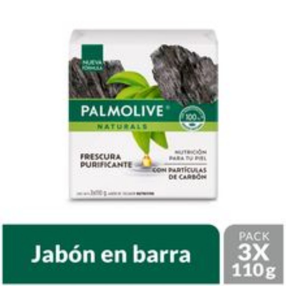 Imagen de Jabón PALMOLIVE carbón 3 unds x110 g c/u
