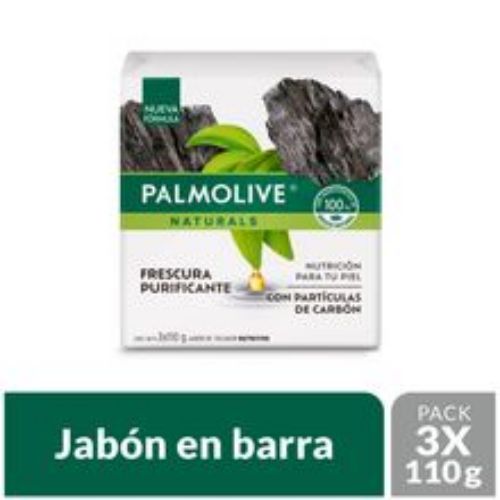 Imagen de Jabón PALMOLIVE carbón 3 unds x110 g c/u
