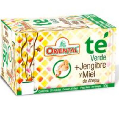 Imagen de Té verde ORIENTAL jengibre/miel x20 sobres