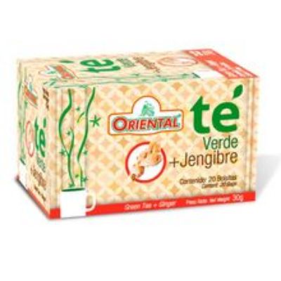 Imagen de Té verde ORIENTAL jengibre x20 sobres