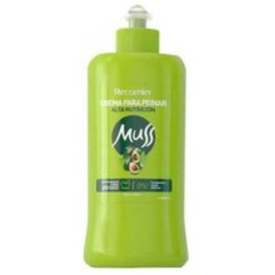 Imagen de Crema para peinar MUSS alta nutrición x300 g