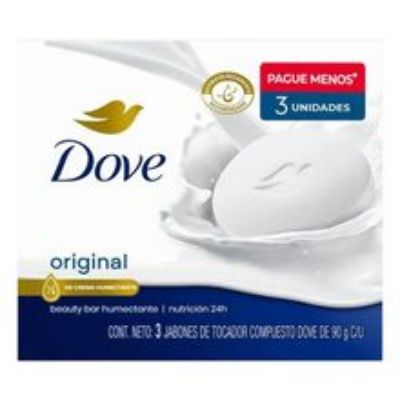 Imagen de Jabón DOVE original 3 unds x90 g c/u