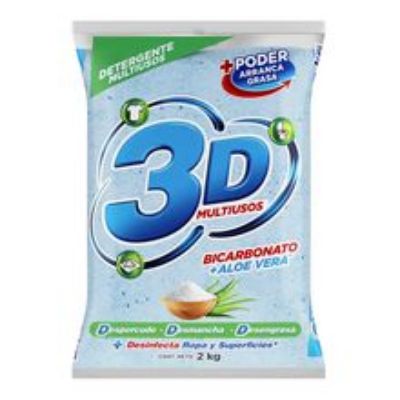 Imagen de Detergente 3D multiusos x2000 g