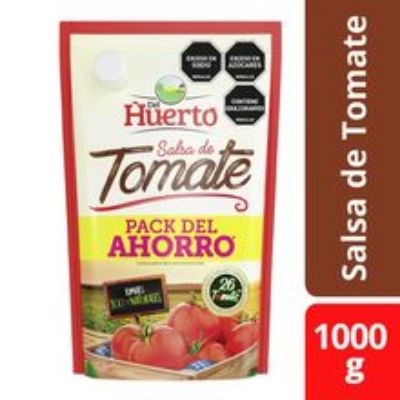 Imagen de Salsa de tomate DEL HUERTO x1000 g