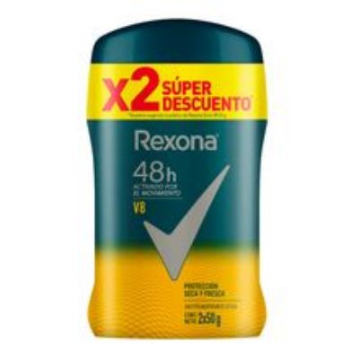 Imagen de Desodorante REXONA 2 unds v8 x50 g c/u