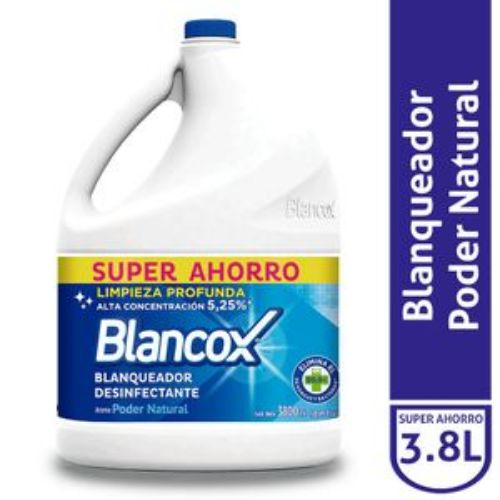 Imagen de Blanqueador BLANCOX desinfectante aroma poder natural (3800 ml)