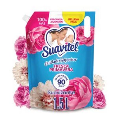 Imagen de Suavizante SUAVITEL cuidado superior fresca primavera (1500 ml)