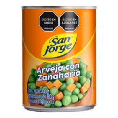 Imagen de Arveja SAN JORGE con zanahoria x180 g