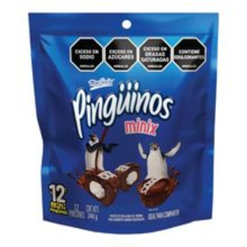 Imagen de Pastel MARINELA minix pingüinos 12 unds x20 g c/u