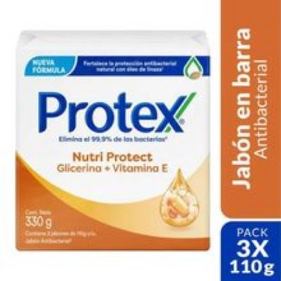 Imagen de Jabón PROTEX vitamina E 3 unds x110 g c/u