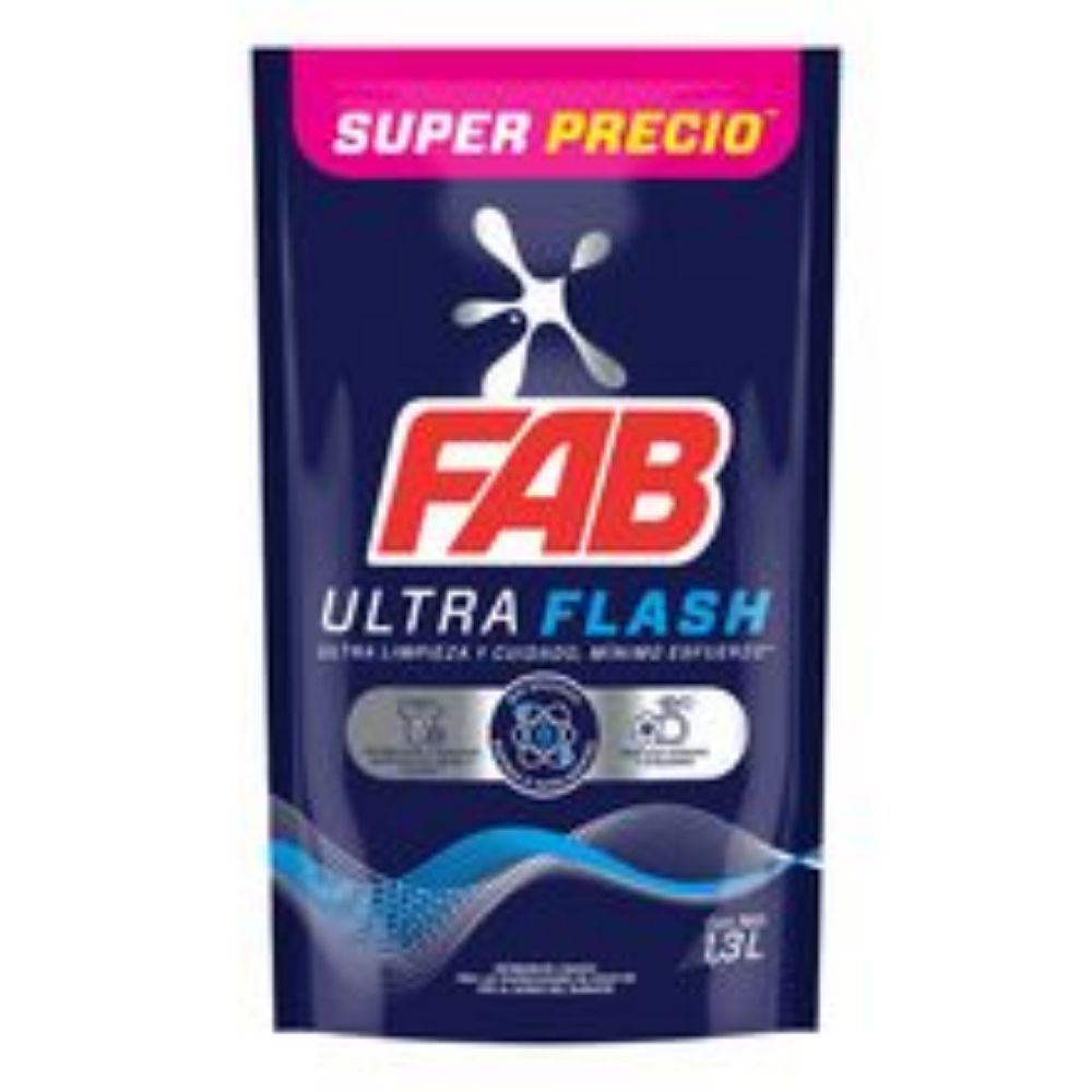 Imagen de Detergente líquido FAB lavado perfecto x1300 ml