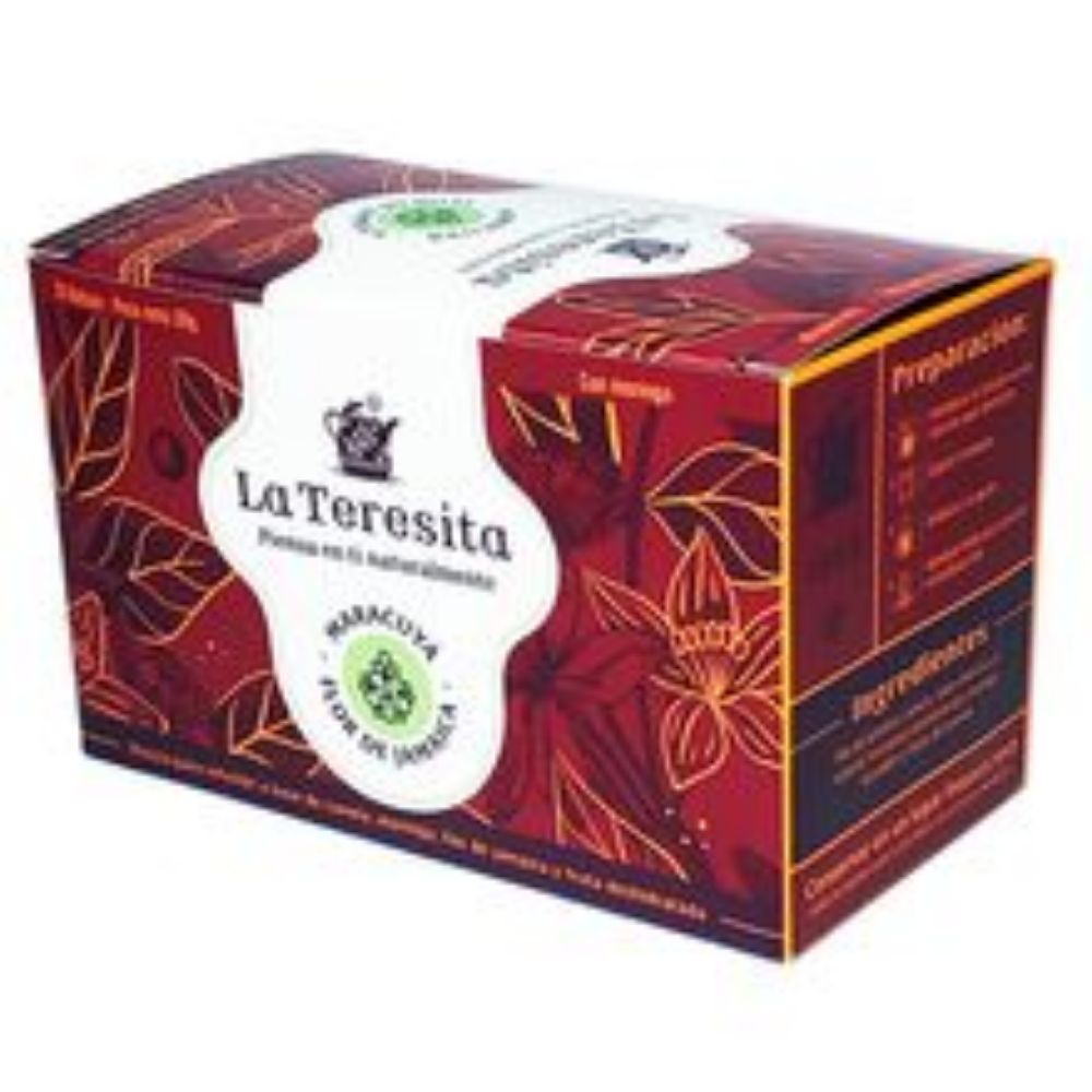 Imagen de Infusión LA TERESITA maracuyá Jamaica x20 sobres