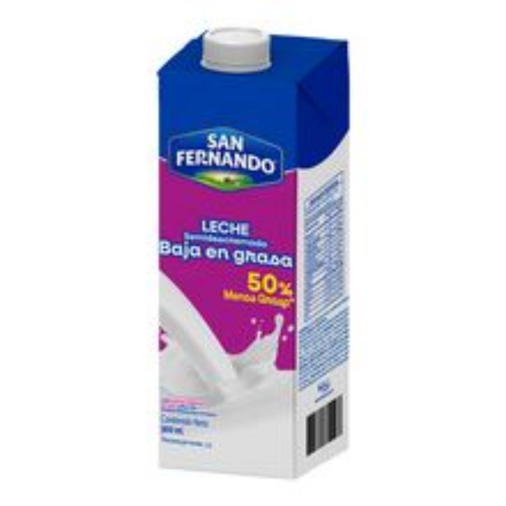 Imagen de Leche SAN FERNANDO semidescremada baja en grasa x900 ml