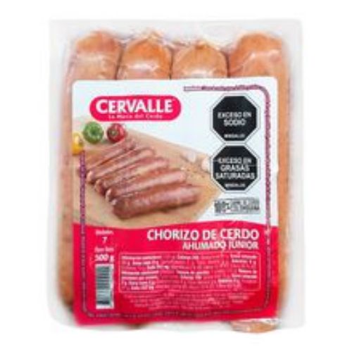Imagen de Chorizo de cerdo CERVALLE junior x500 g