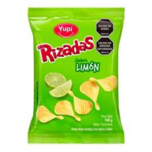Imagen de Papa rizada YUPI limón x105 g