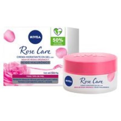 Imagen de Gel crema facial NIVEA agua de rosas x50 ml