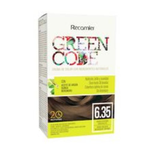 Imagen de Tinte GREEN CODE rubio oscuro chocolate kit N.° 6.35