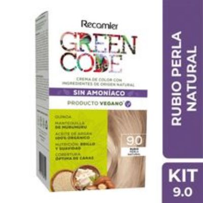 Imagen de Tinte GREEN CODE kit perla 9.0