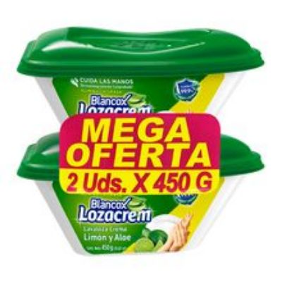 Imagen de Lavaplatos BLANCOX lozacrem limón 2 unds 450 g c/u