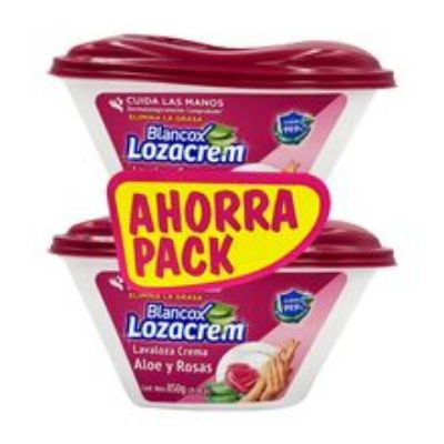 Imagen de Lavaplatos BLANCOX lozacrem aloe 2 unds x850 g c/u