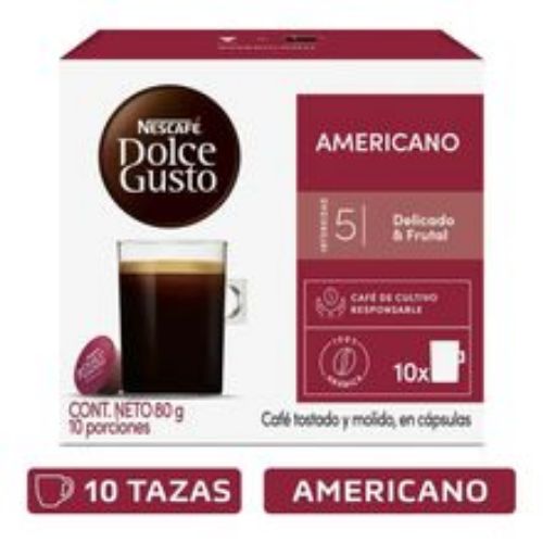 Imagen de Café NESCAFE dolce gusto americano x10 cap