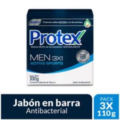 Imagen de Jabón PROTEX men sport 3 unds x110 g c/u