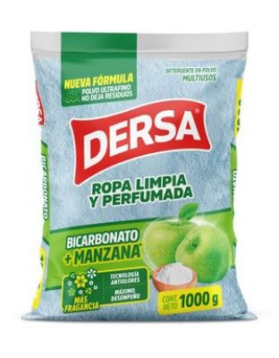 Imagen de Detergente en polvo DERSA multiusos bicarbonato + manzana (1000 gr)