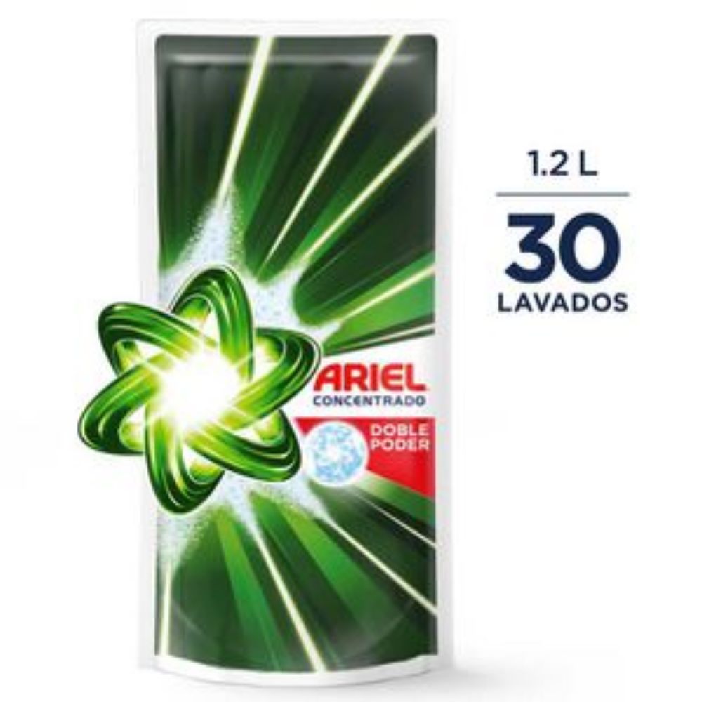 Imagen de Detergente líquido ARIEL doble poder concentrado (1200 ml)