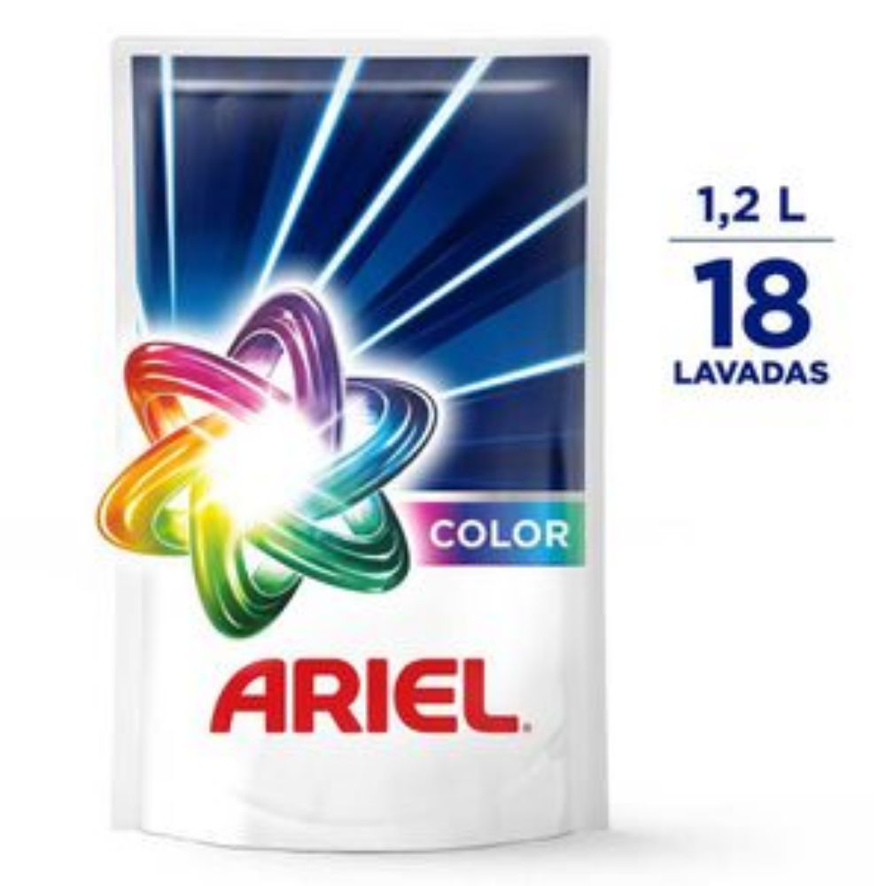 Imagen de Detergente líquido ARIEL remueve manchas y cuida el color (1200 ml)