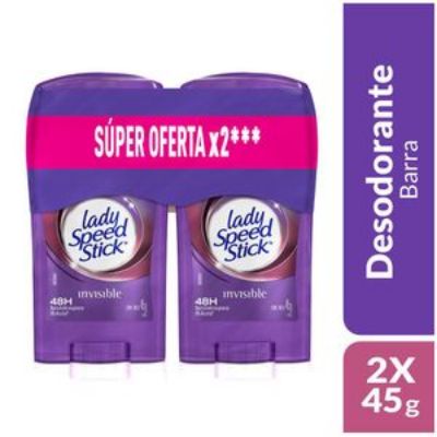 Imagen de Desodorante LADY SPEED STICK invisible floral barra (90 gr)