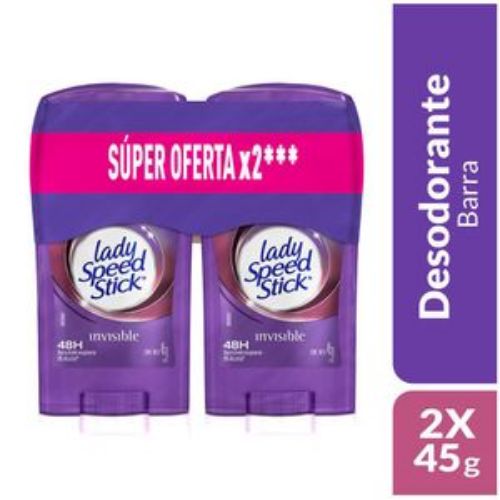 Imagen de Desodorante LADY SPEED STICK invisible floral barra (90 gr)