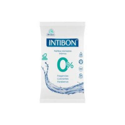 Imagen de Pañitos húmedos INTIBON íntimos 0% fragancias y colorantes (24 und)