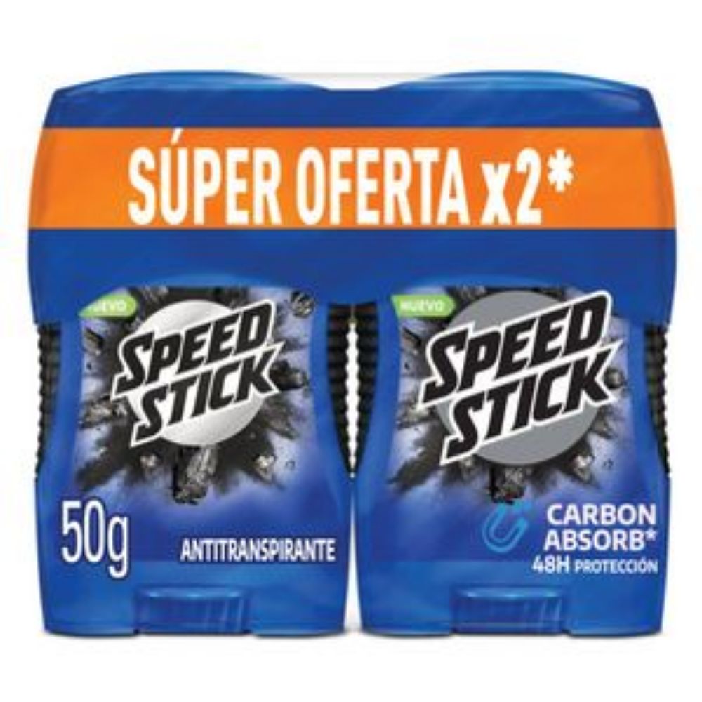 Imagen de Desodorante SPEED STICK carbón absorb barra hombre (90 gr)