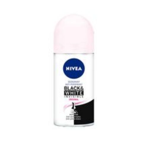 Imagen de Desodorante NIVEA black white clear femenino roll-onx50 ml