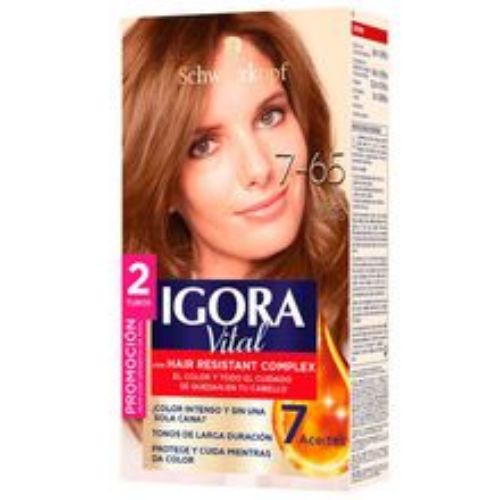 Imagen de Tinte IGORA vital café moca claro N.° 7.65