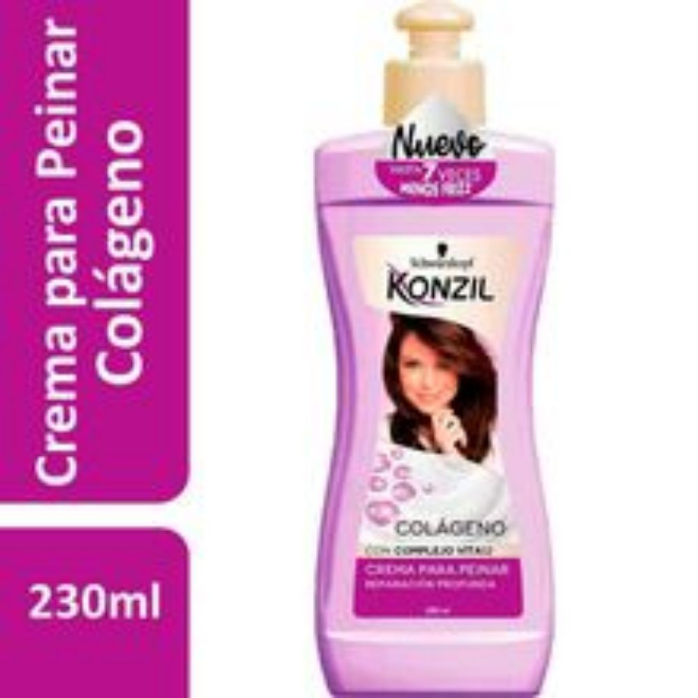 Imagen de Crema para peinar KONZIL colágeno y vitamina doce x230 ml