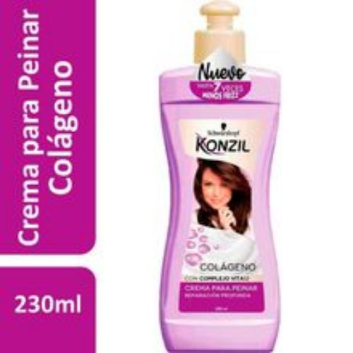 Imagen de Crema para peinar KONZIL colágeno y vitamina doce x230 ml