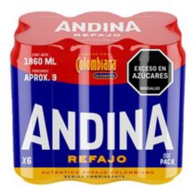 Imagen de Cerveza ANDINA refajo 6 unds x310 ml c/u