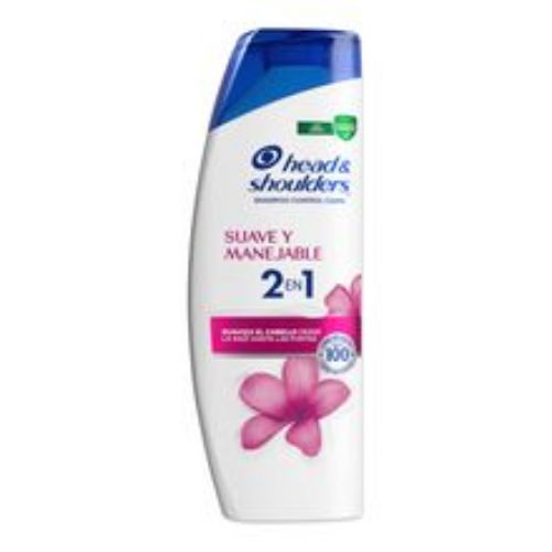 Imagen de Shampoo HEAD & SHOULDERS 2 en 1 suave y manejable x650 ml