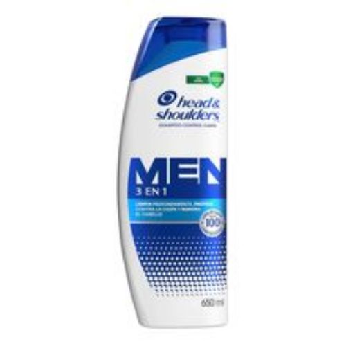Imagen de Shampoo HEAD & SHOULDERS 3 en 1 men x650 ml