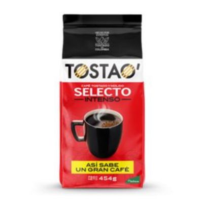 Imagen de Café TOSTAO intenso tostado y molido (454 gr)