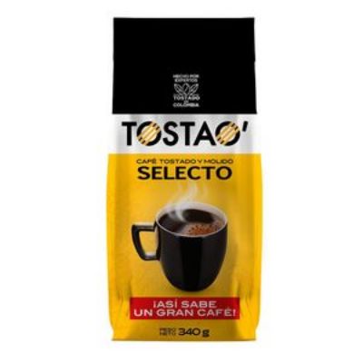 Imagen de Café TOSTAO tostado y molido selecto (340 gr)