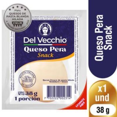 Imagen de Queso pera DEL VECCHIO snack (38 gr)