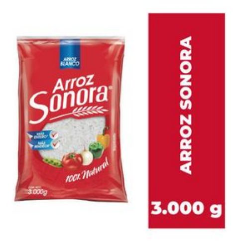 Imagen de Arroz SONORA blanco (3000 gr)