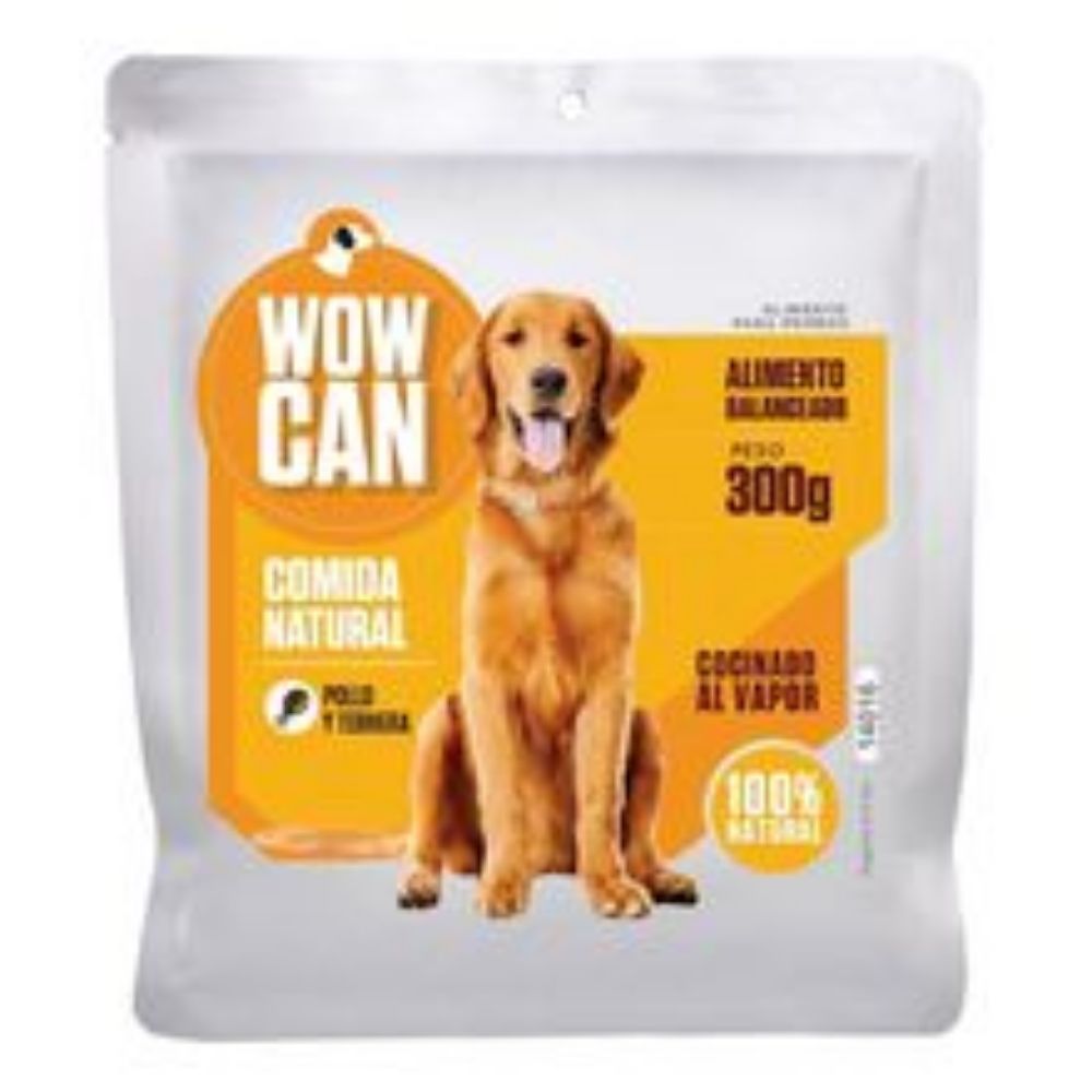 Imagen de Alimento húmedo para perro WOW CAN pollo y ternera x300 g