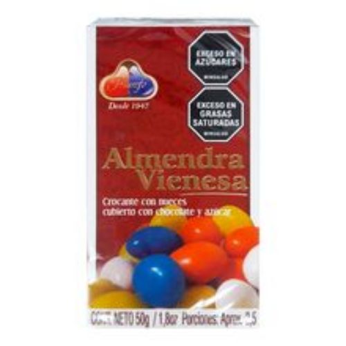 Imagen de almendras TRIUNFO vienesa chocolate x50 g